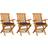 vidaXL 3062514 3-pack Garden Dining Chair