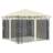 vidaXL Gazebo with Mosquito Net 3x3 m