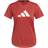 Adidas 3 Bar Logo T-shirt Women - Crew Red/White