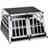 tectake Dog Crate Doubl 89x50cm