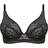 Figleaves Pimlico Sheer Leopard Bra - Black