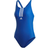 adidas Women's SH3.RO Mid 3-Stripes Swimsuit - Royal Blue/White