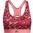 Adidas Believe This Medium Support Allover Print Sport Bra - Hazy Rose/Black