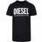 Diesel T-Diego Logo T-shirt Unisex - Black