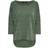 Only Oversize 3/4 Sleeved Top - Green/Green Bay