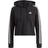 Adidas Women's Essentials 3-Stripes Cropped Hoodie - Black/White