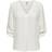 Only Divya Solid Top with 3/4th Sleeve - White/Cloud Dancer