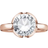 Thomas Sabo Signature Line White Large Solitaire Ring - Rose Gold/Transparent