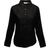 Fruit of the Loom Women's Oxford Long Sleeve Shirt - Black