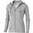 Elevate Ladies Arora Hooded Full Zip Sweater - Grey Melange