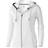 Elevate Ladies Arora Hooded Full Zip Sweater - White