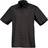 Premier Short Sleeve Formal Poplin Plain Shirt - Black