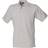 Henbury Classic Plain Polo Shirt - Heather Grey