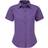 Premier Women's Short Sleeve Poplin Blouse - Purple