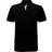 ASQUITH & FOX Classic Fit Contrast Polo Shirt - Black/White