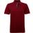 ASQUITH & FOX Classic Fit Contrast Polo Shirt - Burgundy/Charcoal