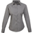 Premier Women's Long Sleeve Poplin Blouse - Dark Grey