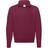 Fruit of the Loom Zip Neck Sweatshirt - Burgundy