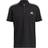 Adidas Aeroready Essentials Pique Embroidered Small Logo 3-Stripes Polo Shirt - Black/White