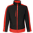 Regatta Contrast 3 Layer Printable Softshell Jacket - Black/Classic Red