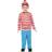 Smiffys Where's Wally Costume Red & White