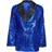 Widmann Sequin Jacket Blue with Black Collar