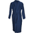 A&R Towels Bath Robe With Shawl Collar - French Navy