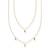 Thomas Sabo Charm Club Double Necklace - Gold/Multicolour