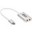 Tripp Lite USB C-2x3.5mm M-F 2.0 0.2m