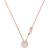 Michael Kors Premium Necklace - Rose Gold/Transparent