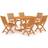 vidaXL 3059538 Patio Dining Set, 1 Table incl. 6 Chairs