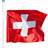 tectake Switzerland Flagpole 5.6m