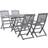 vidaXL 278921 Patio Dining Set, 1 Table incl. 4 Chairs