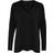 Only V-Neck Knitted Pullover - Black