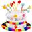 Boland Rainbow Pie Happy Birthday Hat