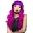 Smiffys Manic Panic Fuchsia Passion Siren Wig