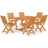 vidaXL 3059552 Patio Dining Set, 1 Table incl. 6 Chairs