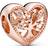 Pandora Openwork Family Tree Heart Charm - Rose Gold/Transparent