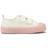 Novesta Kid's Star Master Velcro Sneakers - Off White/Pink