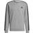 Adidas Men's Sportwear Essentials Fleece 3-Stripes Sweatshirt - Medium Grey Heather/Black