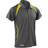 Spiro Team Spirit Polo Shirt Men - Grey/Lime