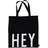 Design Letters Hey Favourite Tote Bag - Black