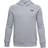 Under Armour Boy's Rival Cotton Hoodie - Mod Gray Light Heather/Black (1357591-011)