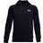 Under Armour Boy's Rival Cotton Hoodie - Black/Onyx White (1357591-001)