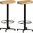 vidaXL 321964 Bar Stool 76cm 2pcs