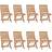 vidaXL 3072806 8-pack Garden Dining Chair