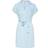 Noisy May Vera Short Sleeved Shirt Dress - Light Blue Denim