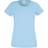 Universal Textiles Womens Value Fitted Short Sleeve Casual T-shirt - Light Blue