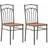 vidaXL - Kitchen Chair 86cm 2pcs