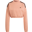 Adidas Women Hyperglam Crop Crew Sweatshirt - Ambient Blush